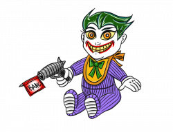 Joker clipart baby - Pencil and in color joker clipart baby