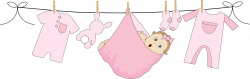 28+ Collection of Baby Clothes Hanging Clipart | High quality, free ...
