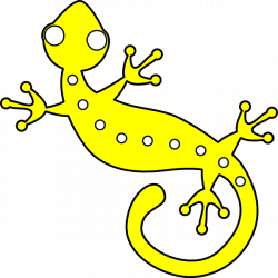 Gecko clip art - vector clip art online, royalty free & public ...