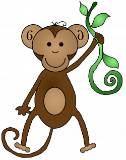 Baby Monkey With Banana Clip Art | Clipart Panda - Free Clipart Images