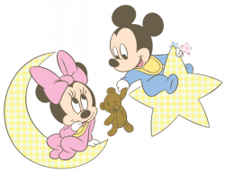 Baby Mickey & Minnie Moon | obrazky | Pinterest | Baby mickey, Moon ...