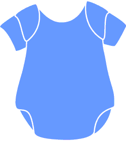 blue baby onesie clip art | Clipart Panda - Free Clipart Images