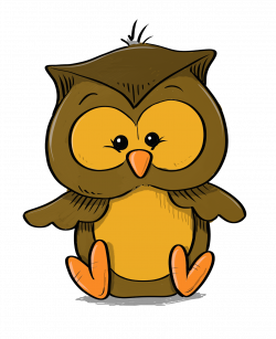 28+ Collection of Baby Owl Drawing Colorful | High quality, free ...