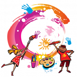 Paint Kids Painting Vector PNG, Kids Painting, Painting Vector, Kids ...