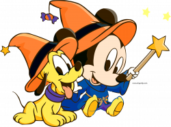 Halloween Baby Mickey Pluto Clipart Png - Clipartly.comClipartly.com