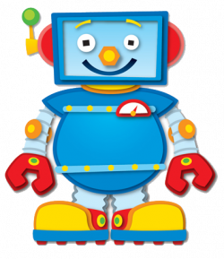 Robot Clip art, can be used for Robot Bolt counting game ...