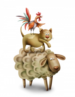 SHEEP, CAT AND ROOSTER * | CLIP ART - FARM - CLIPART | Pinterest ...