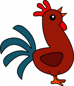 Cute Rooster Clipart