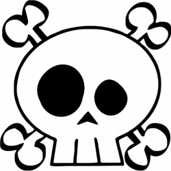 Kids Pirate Skull Clip Art