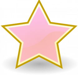 Baby Pink Star Clip Art at Clker.com - vector clip art online ...