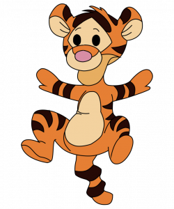 Baby Tigger Drawing at GetDrawings.com | Free for personal use Baby ...