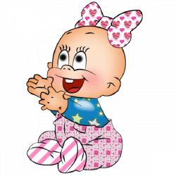 Funny Baby Cartoon Clip Art Images Are On A Transparent Background ...