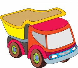 Toy Truck Block Clipart