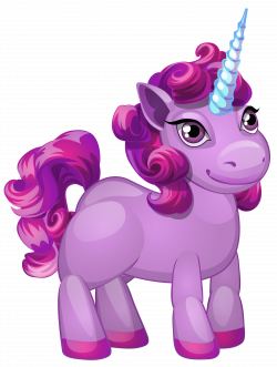 Cute Purple Pony PNG Clip Art Image | Gallery Yopriceville - High ...