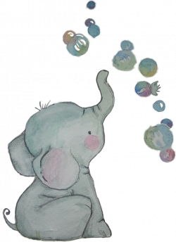 baby bebes aquarela watercolor elefante elefant catarin...