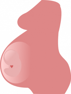 Free Clipart of Pregnant Women, New Mothers and Families