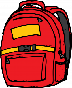 HD Bookbag Clipart Carson Dellosa - Red Backpack Clip Art ...