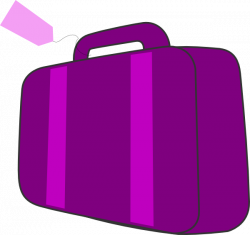 Purple Suitcase Clip Art at Clker.com - vector clip art online ...
