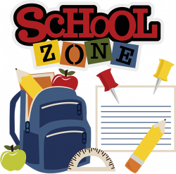 School Zone - SVG Scrapbooking Files | ادوات مدرسيه | Pinterest ...