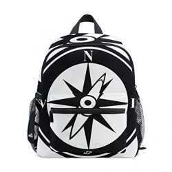 Amazon.com | Compass Clip Art School Backpack for Girls Kids ...