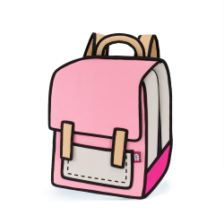 Pink Spaceman Backpack