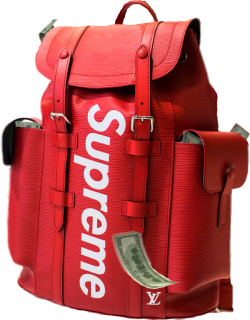 money supreme backpack bag louisvuitton vuitton gucciba...