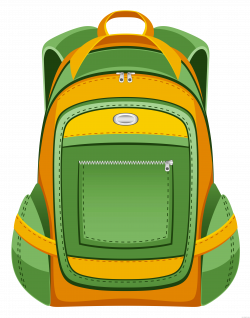 School Backpack Clipart - BClipart