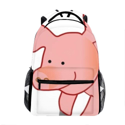 Amazon.com | Student Backpack School Bag Pig Clipart Cute ...
