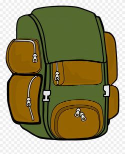 People Clipart College Student With Books Backpack - Travel ...