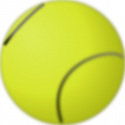 Gioppino Tennis Ball Clip Art at Clker.com - vector clip art online ...