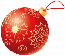 Christmas Transparent Red Christmas Ball PNG Clipart | Gallery ...