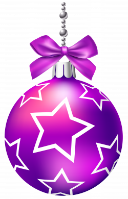 Purple Christmas Balls PNG Clip Art - Best WEB Clipart
