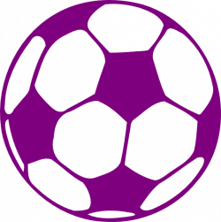 Purple Soccer Ball Clip Art at Clker.com - vector clip art online ...