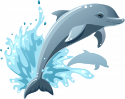 Cartoon Dolphin Vector Illustration | Lazy Drawing | 1302: Project 1 ...