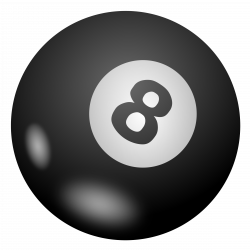 Clipart - Eight ball
