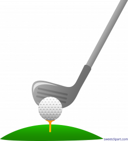 Golf Club And Ball 1 Clip Art - Sweet Clip Art