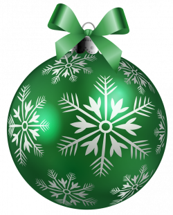 Large Green Christmas Ball PNG Clipart Picture | Gallery ...