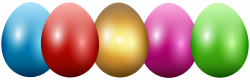 Easter Eggs Transparent PNG Clip Art Image | Gallery Yopriceville ...