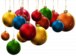 Hanging Christmas Balls PNG Clip-Art Image | Gallery Yopriceville ...