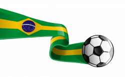Soccer Ball with Brazilian Flag Transparent PNG Clipart Picture ...