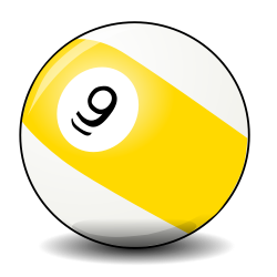 OnlineLabels Clip Art - 9 Ball