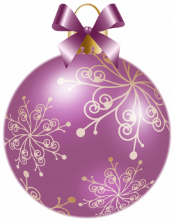 Christmas Soft Violet Ball PNG Clipart Image | Gallery Yopriceville ...