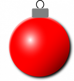 Red Christmas Ornament Clip Art at Clker.com - vector clip art ...