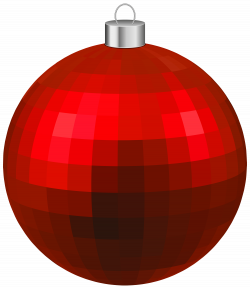 Red Modern Christmas Ball PNG Clipart - Best WEB Clipart