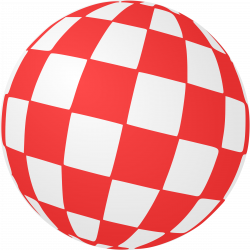 Clipart - Checkered Ball