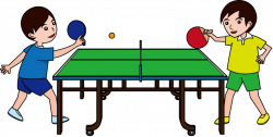 Image of Playing Table Tennis Clipart #8398, Ping Pong Clip Art ...