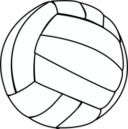 Volleyball-thin Clip Art at Clker.com - vector clip art online ...