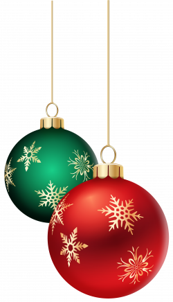 Hanging Christmas Balls Transparent PNG Clip Art Image | Gallery ...