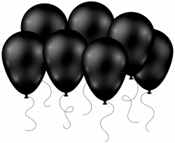 Black Balloons Transparent PNG Clip Art Image | Gallery ...