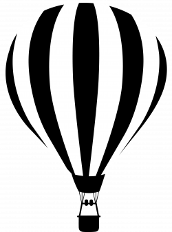 Hot Air Balloon Clipart Black And White | Clipart Panda - Free ...